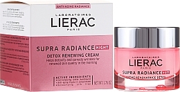 Detox Restoring Night Cream - Lierac Supra Radiance Creme Renovatrice Detox Nuit — photo N2