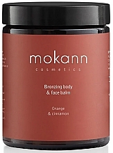 Fragrances, Perfumes, Cosmetics Bronzing Body & Face Balm 'Orange & Cinnamon' - Mokann Cosmetics Bronzing Body & Face Balm Orange & Cinnamon