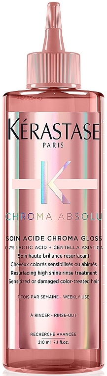 Intensive Shine & Smoothness Fluid for Colored, Sensitive & Damaged Hair - Kerastase Chroma Absolu Soin Acide Chroma Gloss — photo N1