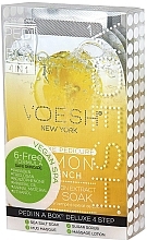 Fragrances, Perfumes, Cosmetics Pedicure Set "Lemon" - Voesh Pedi In A Box Deluxe Pedicure Lemon Quench