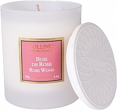 Fragrances, Perfumes, Cosmetics Rose Wood Scented Candle - Collines De Provence Rose Wood Scented Candle