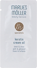 Keratin Hair Cream Oil "Smoothness & Shine" - Marlies Moller Keratin Cream Oil Sleek And Shine (sample)  — photo N1