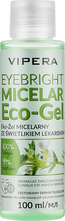 Micellar Makeup Remover Gel - Vipera Eyebright Micellar Eco-Gel — photo N1