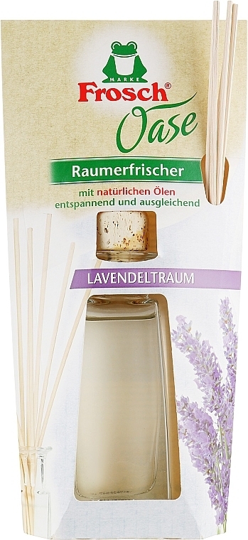 Freshener with Natural Oil "Lavender" - Frosch Oase — photo N1