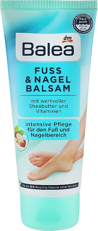 Foot & Nail Balm - Balea Foot Balm — photo N1