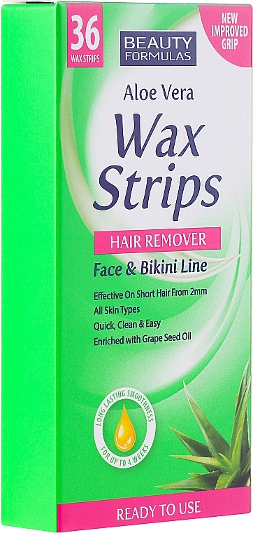 Mini Depilatory Strips - Beauty Formulas Wax Strips Face & Bikini Line — photo N1