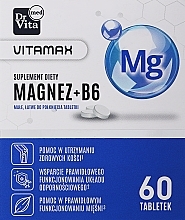 Fragrances, Perfumes, Cosmetics Dietary Supplement 'Magnesium + Vitamin B6' - Dr Vita Med Magnesium + Vitamin B6