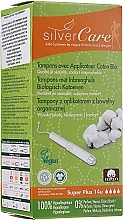 Organic Cotton Tampons "Super Plus", 14 pcs - Masmi Silver Care — photo N1