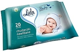 Fragrances, Perfumes, Cosmetics Aloe Baby Wet Wipes, 20 pieces - LULA Baby Wipes With Aloe