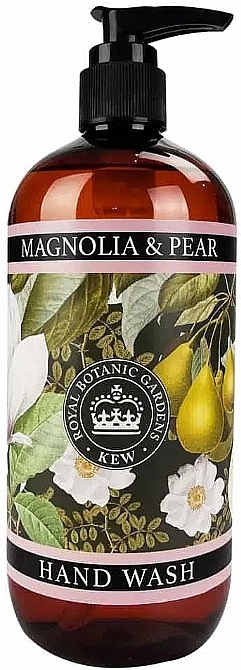 Liquid Hand Soap 'Magnolia & Pear' - The English Soap Company Kew Gardens Magnolia & Pear Hand Wash — photo N1