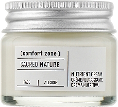 Fragrances, Perfumes, Cosmetics Nourishing Face Cream - Comfort Zone Sacred Nature Nutrient Cream (mini size)