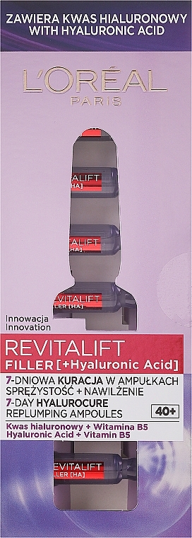 7-Day Ampoule Treatment - L'Oreal Paris Revitalift Filler — photo N1