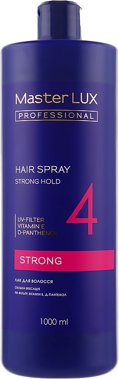 Strong Hold Hair Spray - Master LUX Professional Strong Hair Spray — photo N3