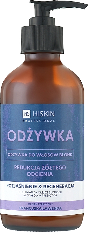 Conditioner for Blonde Hair - HiSkin Professional Conditioner — photo N2