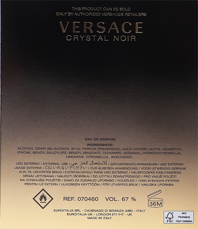 Versace Crystal Noir - Eau de Parfum — photo N5