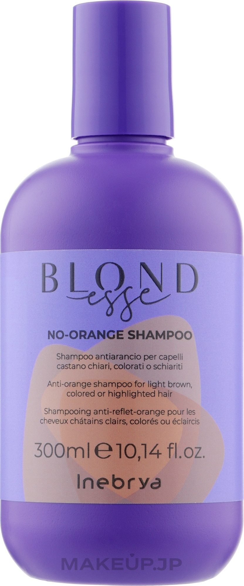 No-Orange Shampoo for Colored Hair - Inebrya Blondesse No-Orange Shampoo — photo 300 ml