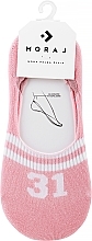 Women Low-Cut Socks, sports motif, pink - Moraj — photo N6