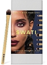 Fragrances, Perfumes, Cosmetics Eye Makeup Brush Set, 8 pcs - Swati Deluxe Eye Brush Set
