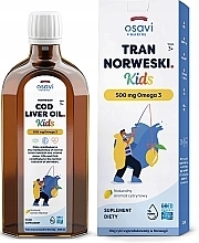 Omega 3 Dietary Supplement, 500 mg, lemon flavor, for children - Osavi Tran Northeski Kids — photo N2