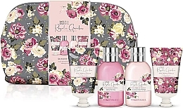 Set, 5 products - Baylis & Harding Royal Garden Rose Poppy & Vanilla Wash Bag Gift Set — photo N1