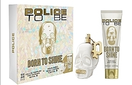 Fragrances, Perfumes, Cosmetics Police To Be Born To Shine Woman - Set (edp/75ml + b/lot/100ml)