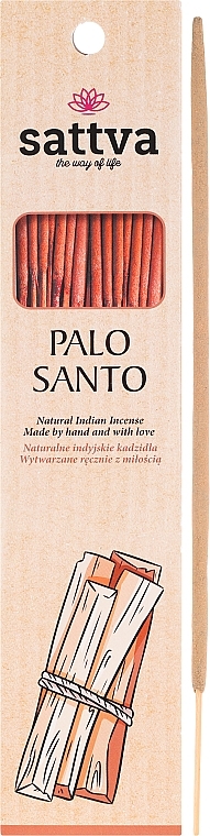 Incense Sticks "Palo Santo" - Sattva Palo Santo — photo N1