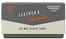 Scented Candle, 3 wicks - Gentleme's Hardware Soy Wax Candle 587 Leather & Vanilla — photo N8