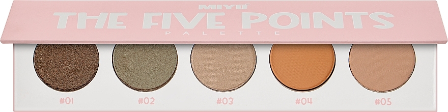 Eyeshadow Palette - Miyo Five Points Palette — photo N2