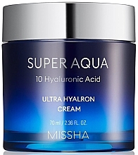 Fragrances, Perfumes, Cosmetics Moisturizing Face Cream - Missha Super Aqua Ultra Hyalron Cream