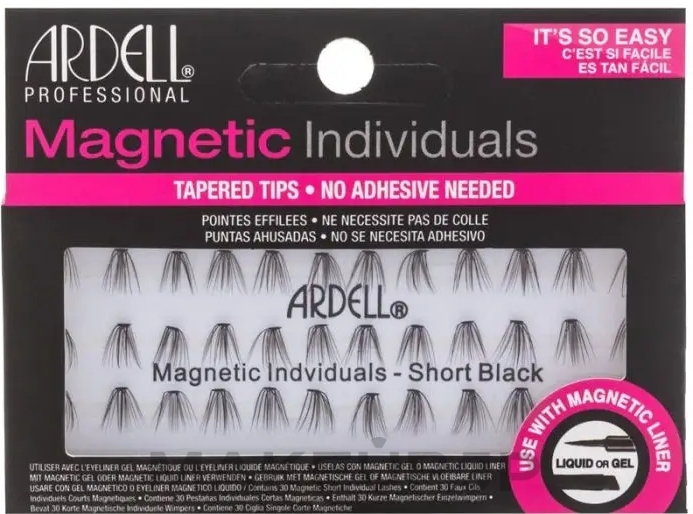 Individual Lash Set - Ardell Magnetic Individuals Short Black — photo 36 szt.
