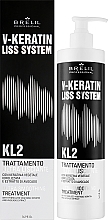 Ultra Smoothing Hair Treatment - Brelil V-Keratin Liss System KL2 Ultra Smoothing Treatment — photo N2