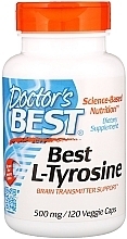 Dietary Supplement "L-Tyrosine", 500 mg - Doctor's Best Best L-Tyrosine — photo N1