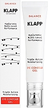 Triple Action Moisturising Eye Gel - Klapp Balance Triple Action Moisturizing Eye Contour Gel — photo N2