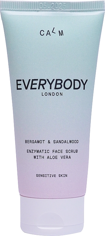 Bergamot & Sandal Enzyme Face Scrub - EveryBody Calm Enzymatic Face Scrub Bergamot & Sandalwood — photo N1