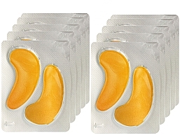 Set - Eclat Skin London 24k Gold Hydro-Gel Eye Pads Kit (eye/pads/10x2pcs) — photo N1