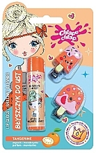 Lip Gloss with Tangerine Scent, with hair clips - Chlapu Chlap Lip Gloss Tangerine — photo N1
