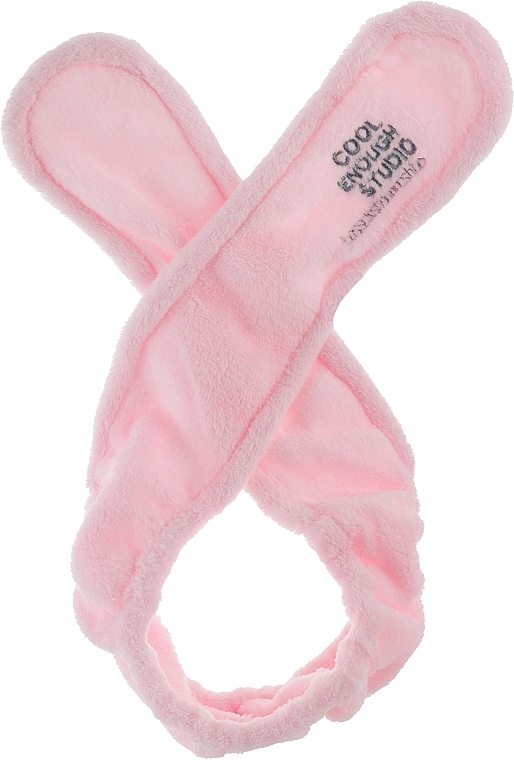 Cosmetic Headband "Bunny Ears", pink - Cosmo Shop — photo N1