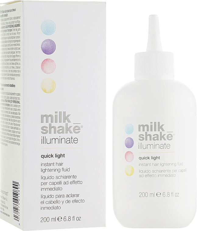 Instant Lightening Hair Fluid - Milk Shake Z.One Concept Illuminate Quick Light — photo N1