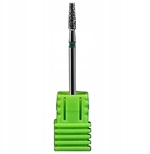 Nail Cutter Head DS3 Truncated Cone', hard, green - Sunone Diamond Nail Drill — photo N3