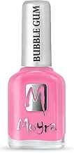 Fragrances, Perfumes, Cosmetics Nail Polish - Moyra Bubble Gum Effect Nail Polish