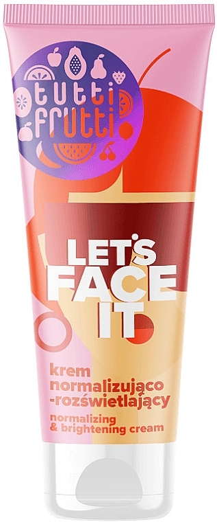 Normalizing & Brightening Face Cream - Farmona Tutti Frutti Let`s Face It Normalizing & Brightening Cream — photo N1