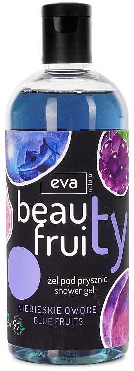 Blue Fruits Shower Gel - Eva Natura Beauty Fruity Blue Fruits Shower Gel — photo N1