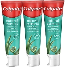 Set - Colgate Natural Extracts (toothpaste/3x75ml) — photo N2