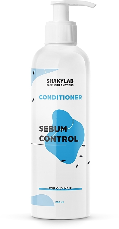 Oil Hair Conditioner "Sebum Control" - SHAKYLAB Conditioner For Oily Hair — photo N1