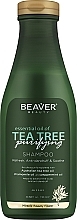 Fragrances, Perfumes, Cosmetics Greasy Hair Shampoo with Tee Trea Oil - Beaver Professional Essential Oil Of Tea Tree Shampoo