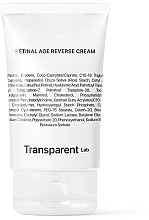 Fragrances, Perfumes, Cosmetics Anti-Aging Face Cream with Retinal & Bakuchiol - Transparent Lab Retinal Age Reverse Cream