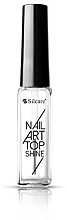 Fragrances, Perfumes, Cosmetics Shiny Top Coat - Silcare Nail Art Top Shine