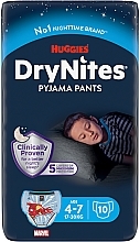 Dry Nights Diapers for Boys, 17-30 kg, 10 pcs. - Huggies — photo N2