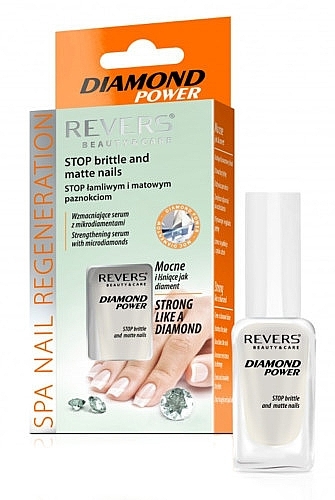 Strengthening Microdiamonds Nail Serum - Revers Diamond Power — photo N1