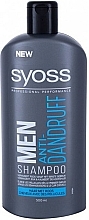 Fragrances, Perfumes, Cosmetics Men Anti-Dandruff Shampoo - Syoss Professional Performance Men Anti-Dandruff